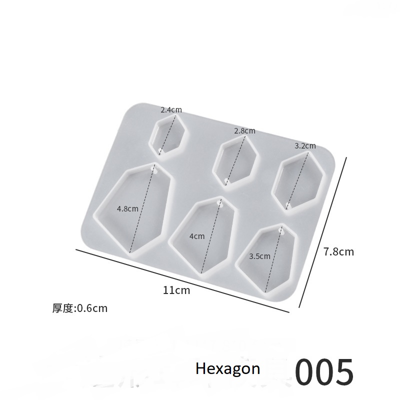 Geometry Star Moon Cat Paw Earring Mold