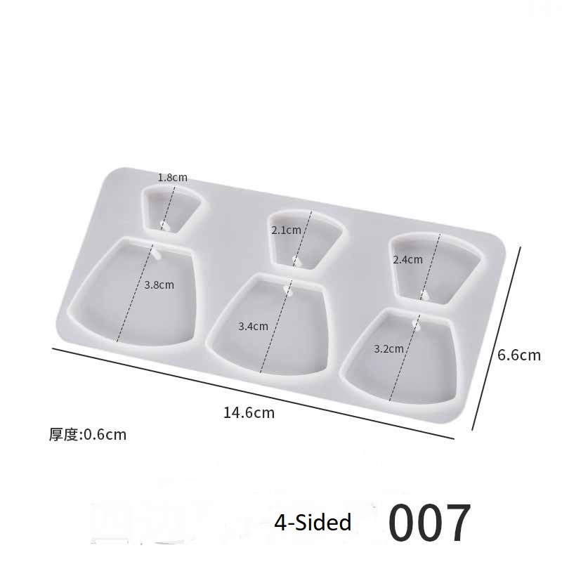 Geometry Star Moon Cat Paw Earring Mold