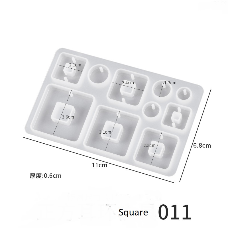 Geometry Star Moon Cat Paw Earring Mold