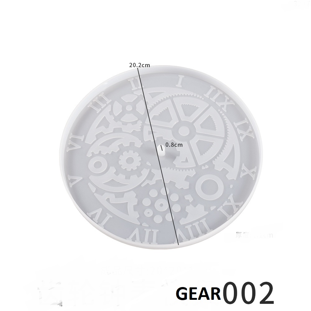 Earth Gear Wall Clock