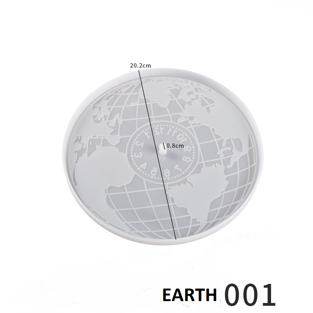 Earth Gear Wall Clock