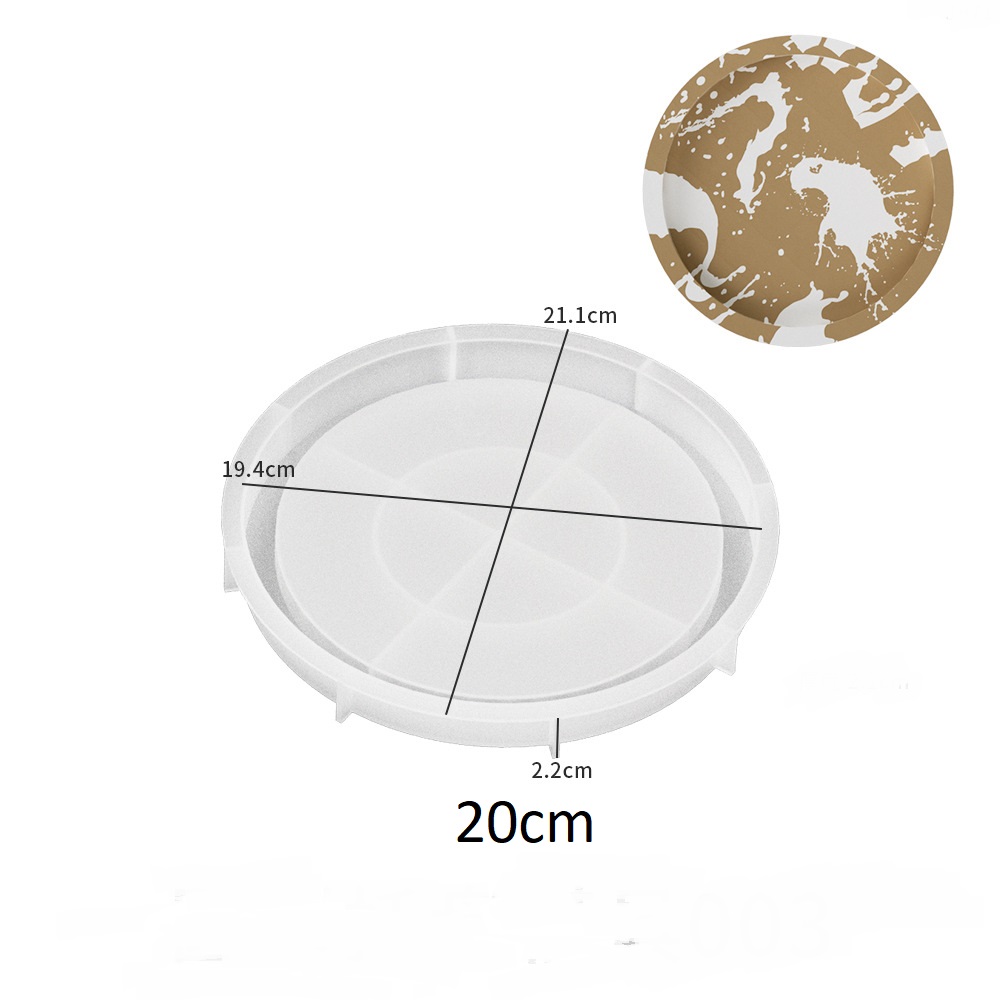 Deep Round Tray Silicon Mold