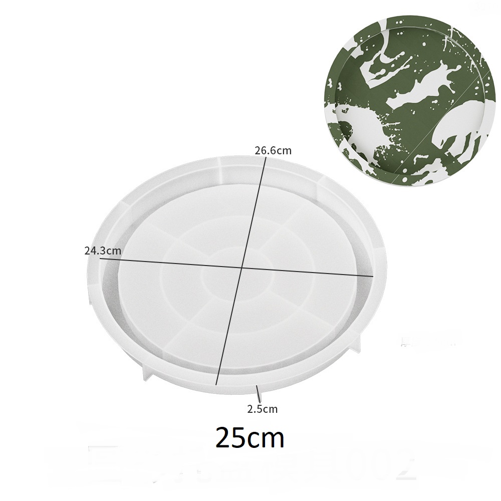 Deep Round Tray Silicon Mold