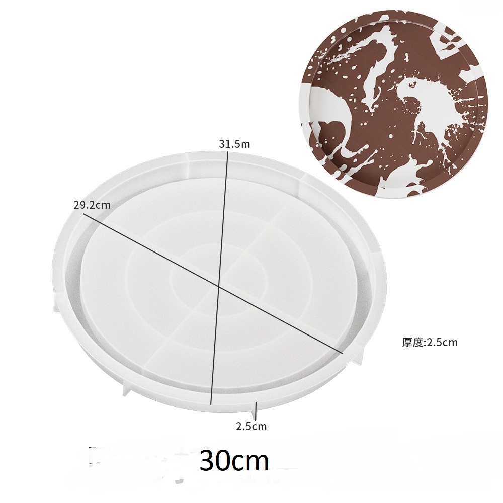 Deep Round Tray Silicon Mold