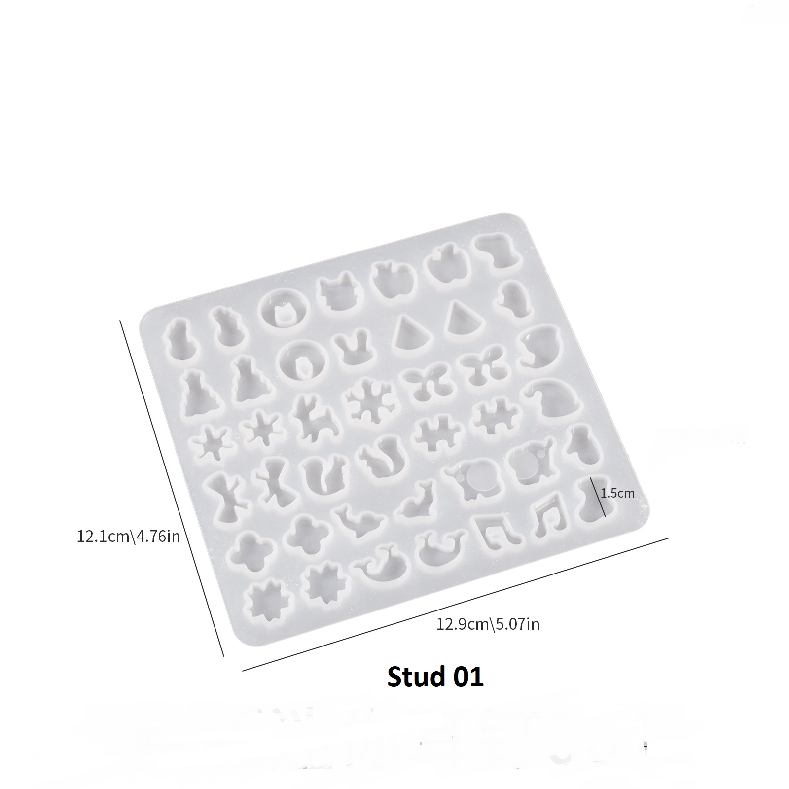 Assorted Mixed Shape Stud Earring Mold