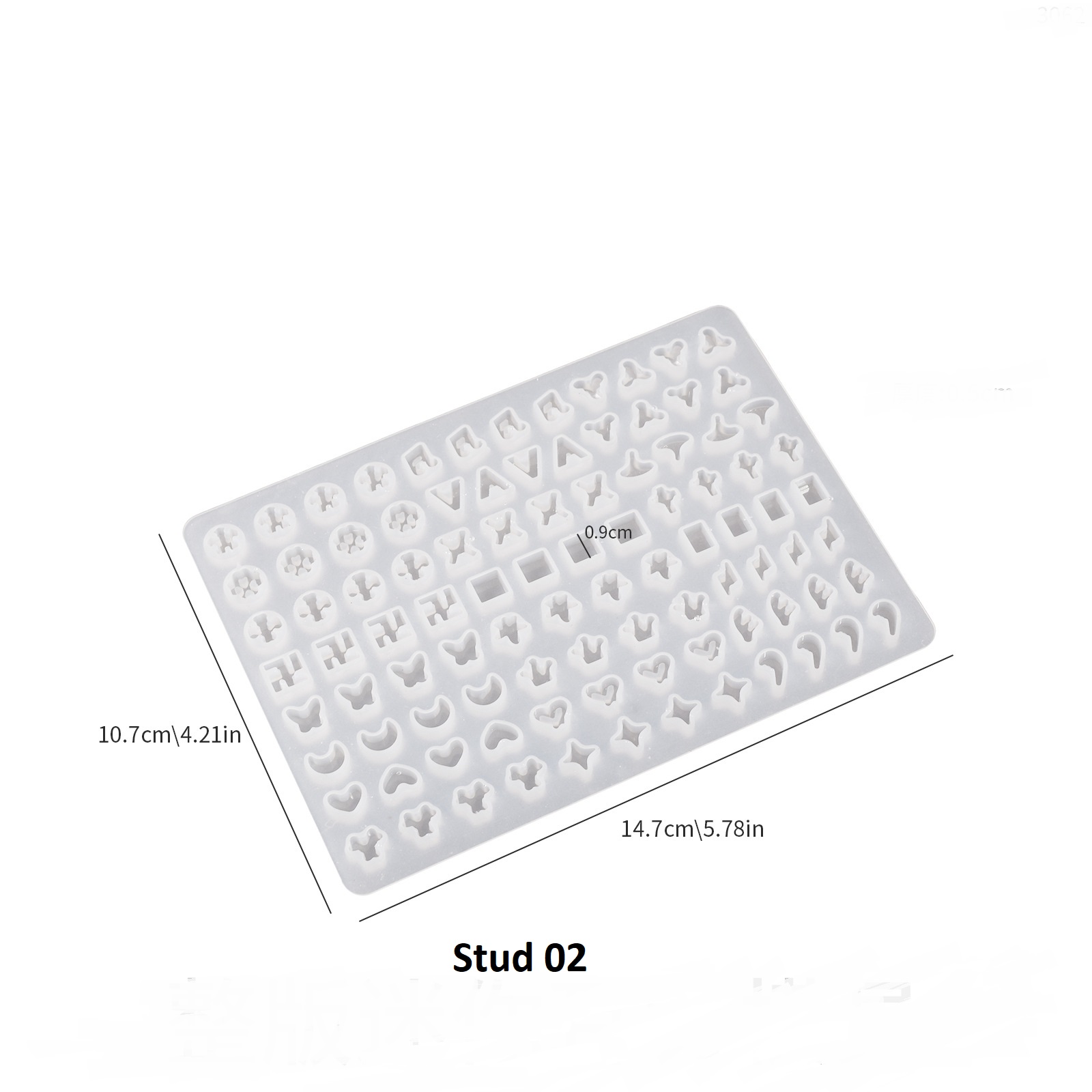 Assorted Mixed Shape Stud Earring Mold