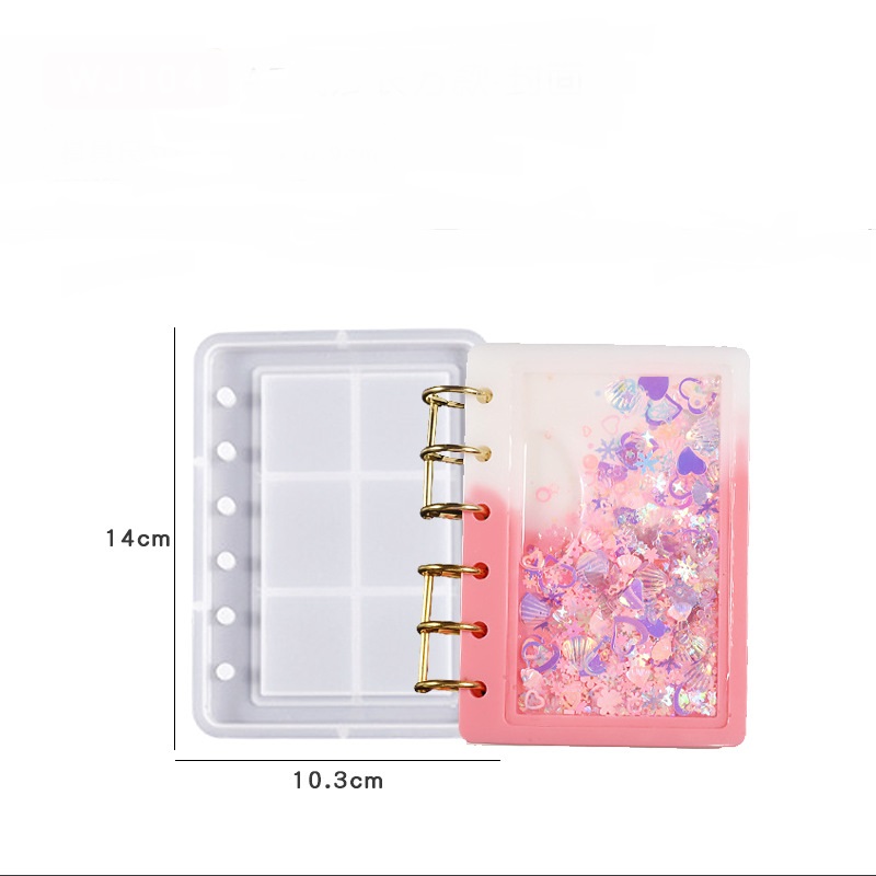 Rectangle Icecream Shaker Notebook Jotter Booklet Mold