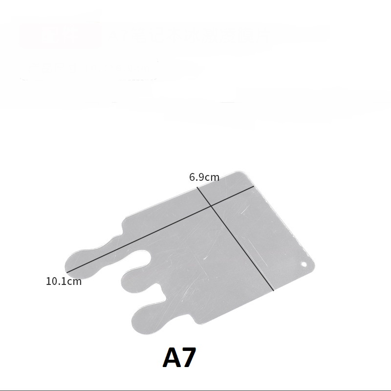Rectangle Icecream Shaker Notebook Jotter Booklet Mold