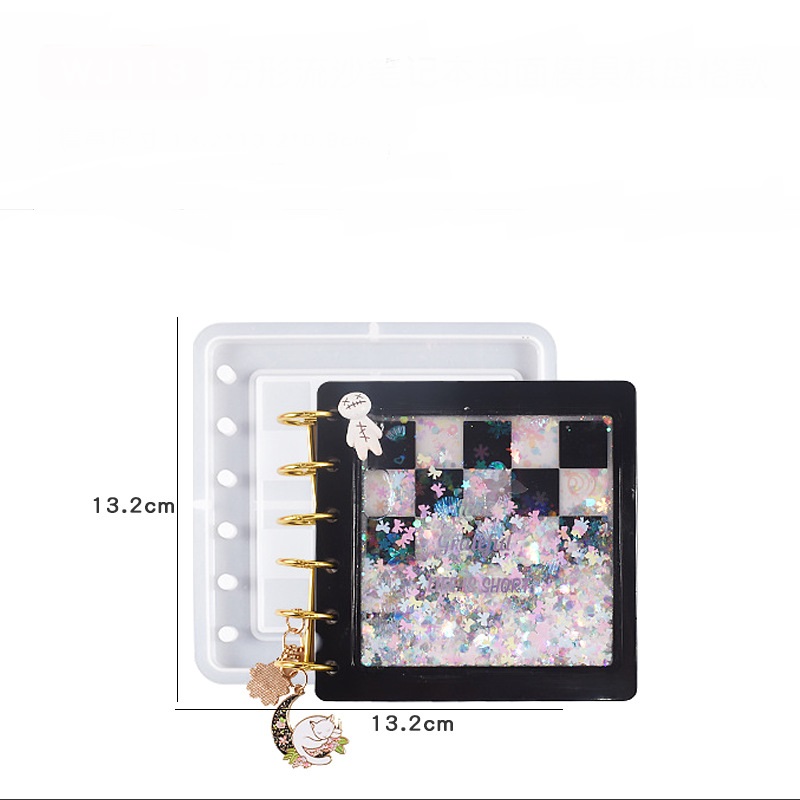 Quicksand Shaker B5 Notebook Booklet Mold and Jotter Sheet