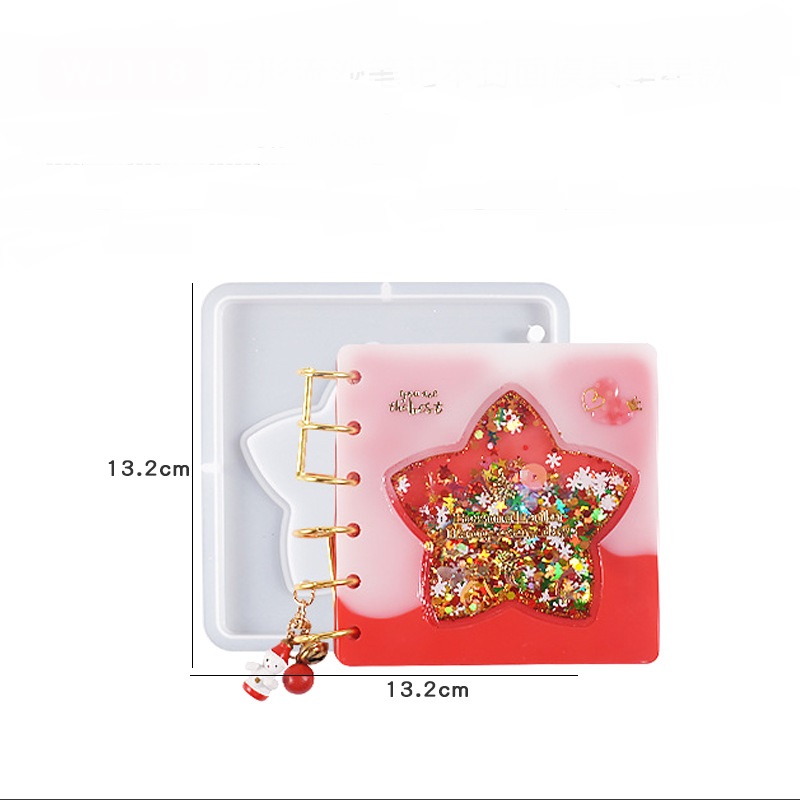 Quicksand Shaker B5 Notebook Booklet Mold and Jotter Sheet