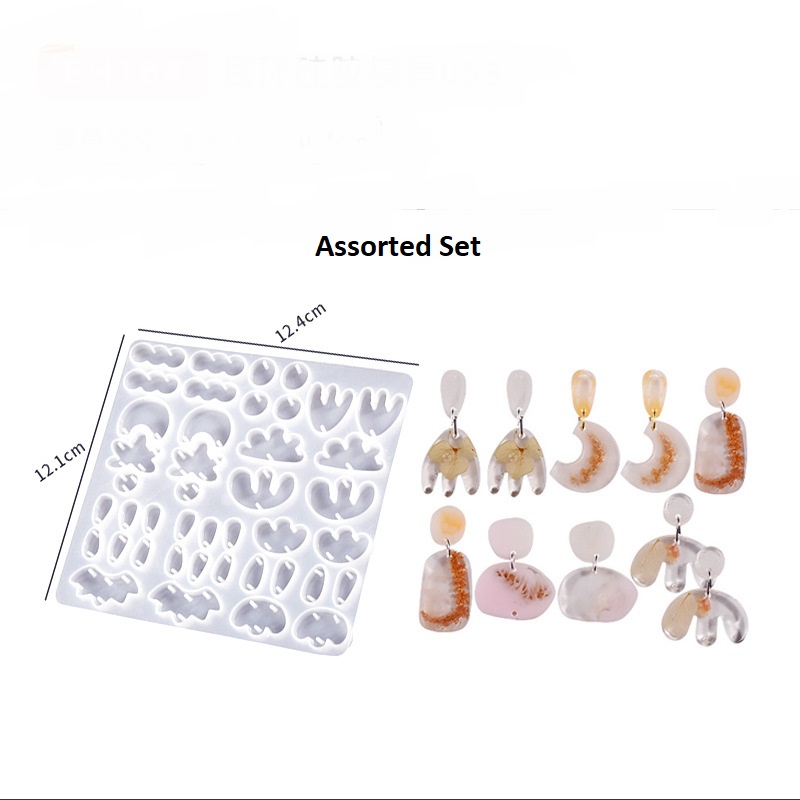 Irregular Earring and Pendant Set