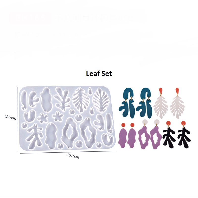 Irregular Earring and Pendant Set