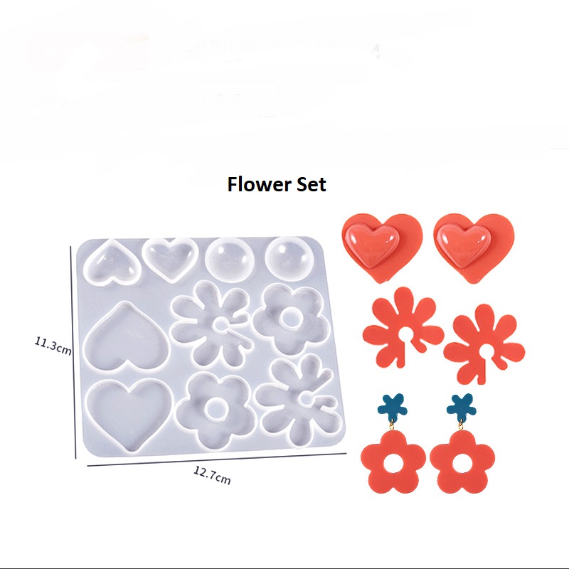 Irregular Earring and Pendant Set