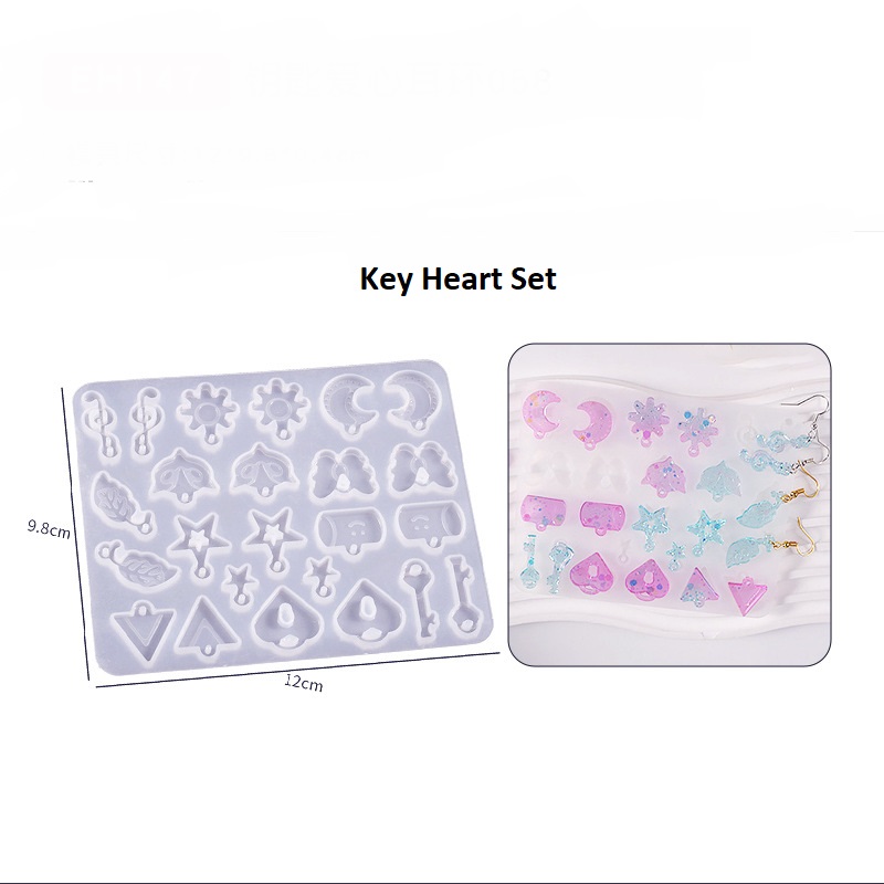 Irregular Earring and Pendant Set