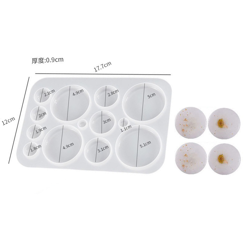 Geometric Collection Earring Pendant Keychain Mold