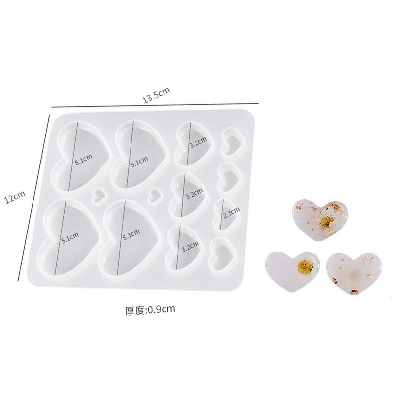 Geometric Collection Earring Pendant Keychain Mold