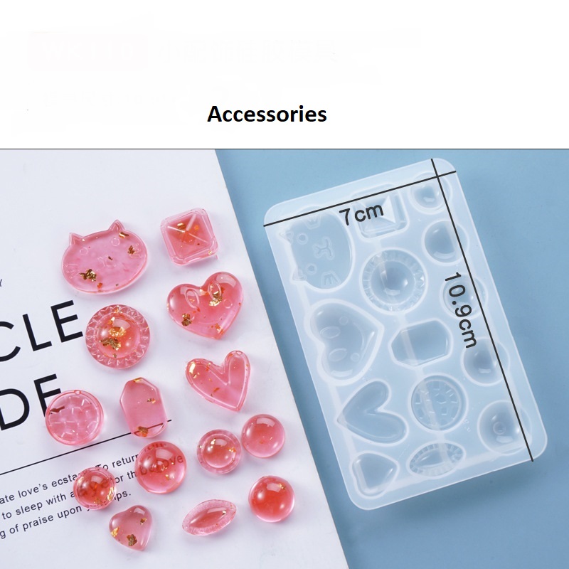 Mini Animal Icecream Shapes Charms Mold