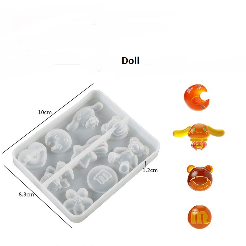 Mini Animal Icecream Shapes Charms Mold