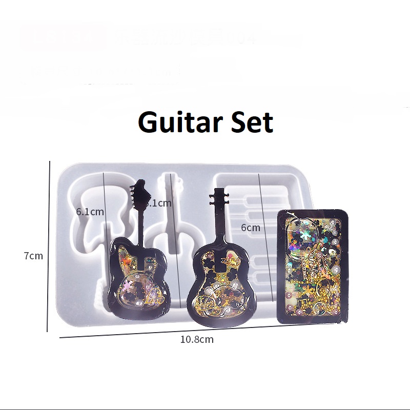 Quicksand Shaker Keychain Charms