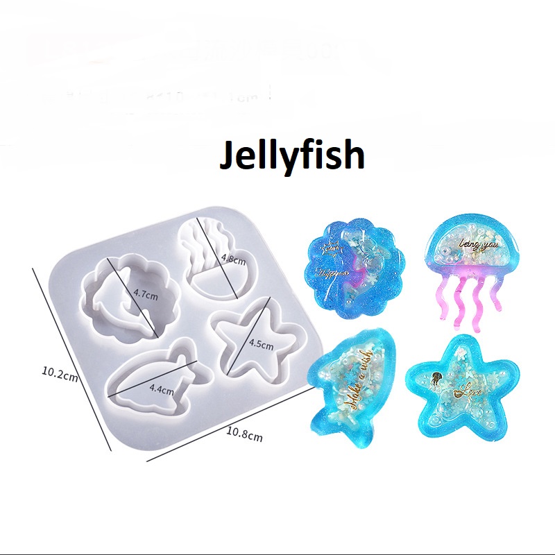 Quicksand Shaker Keychain Charms