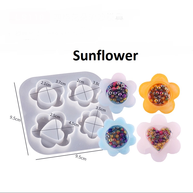 Quicksand Shaker Keychain Charms