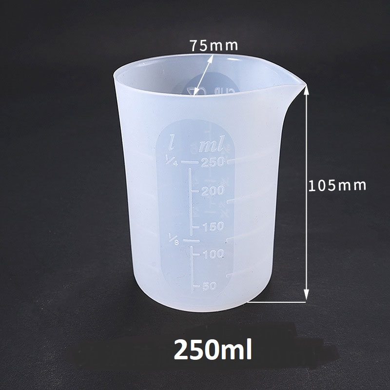Silicon Measuring Cups 30ml, 50ml, 100ml, 250ml, 300ml, 600ml, 1000ml