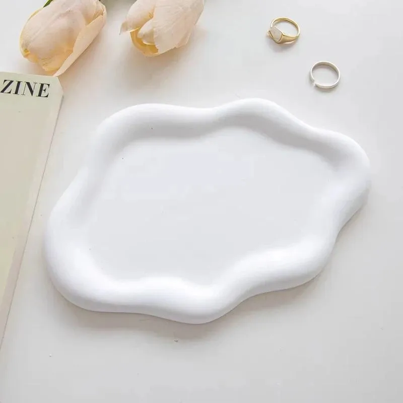 Cloud Heart Shaped Tray Coaster Mold