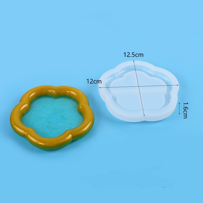 Smooth Edge Cloud Heart Coaster Set