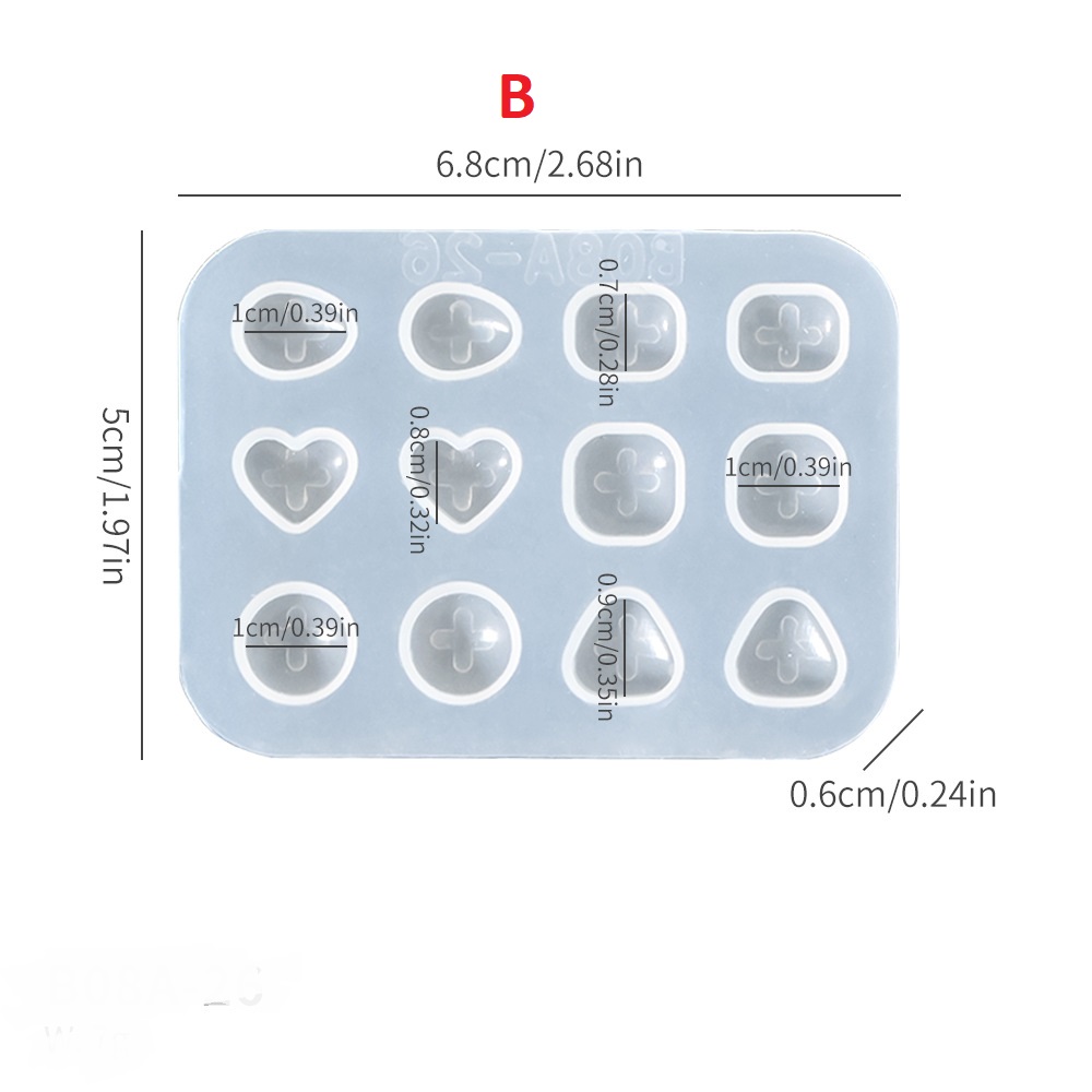 Stars Cat Round Pendant Stud Earring Mold