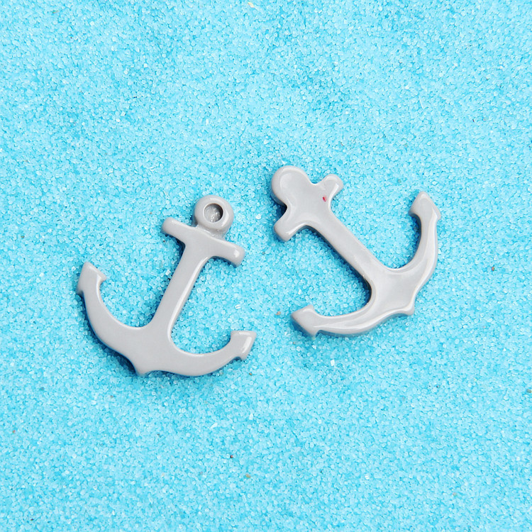 Ocean resin anchor lifebuoy starfish charms