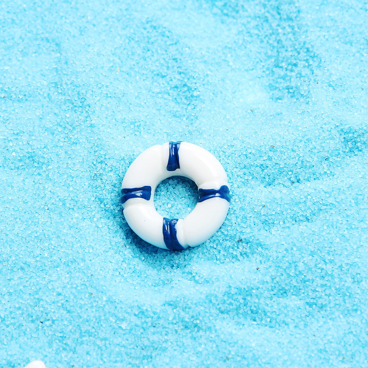 Ocean resin anchor lifebuoy starfish charms